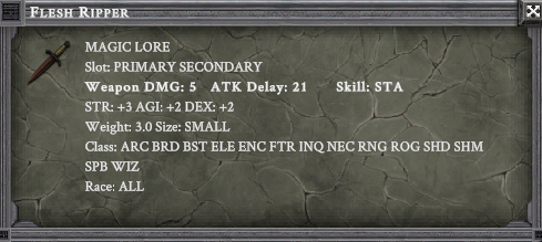 FLESH RIPPER item card